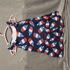 City Streets Faded Red, White, and Blue Popsicle Dress